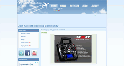 Desktop Screenshot of aircraft-modeling.com