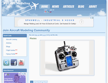 Tablet Screenshot of aircraft-modeling.com